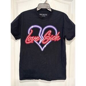 Don Toliver Love Sick 2025 Tour Concert T Shirt Black Graphic Tee Men's Size Med